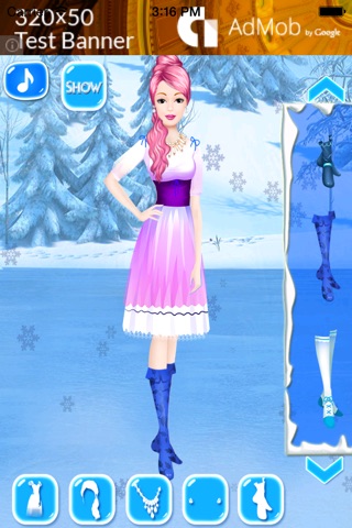 Winter Girl Dressup - Girls Game screenshot 3