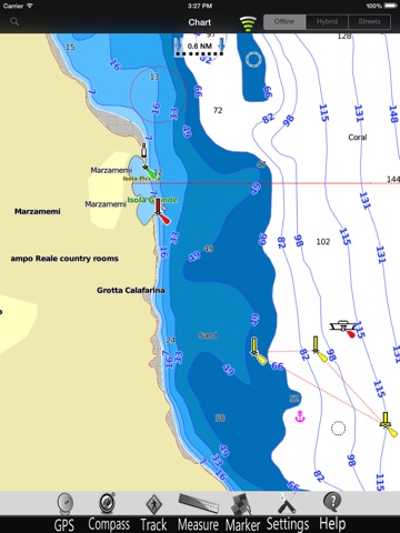 Sicily Is. Nautical Charts Pro screenshot 3