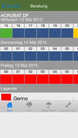 Screenshot von SpritzWetterWirkung auf dem iPhone 2