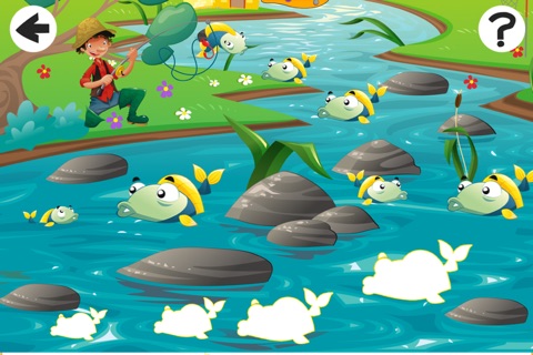 A Fish-er-man-s Learn-ing Game For Small Kid-s: Teach-ing Sort-ing and Puzzle with animal-s screenshot 2