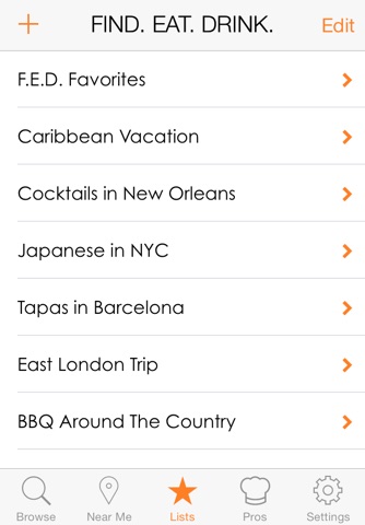 Find. Eat. Drink. - Eating + Drinking City Guides by Chefs & Bartenders screenshot 4