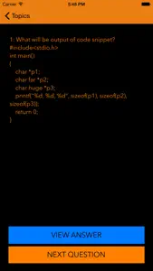 C Questions screenshot #4 for iPhone