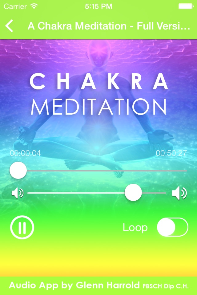 A Chakra Meditation by Glenn Harrold screenshot 4