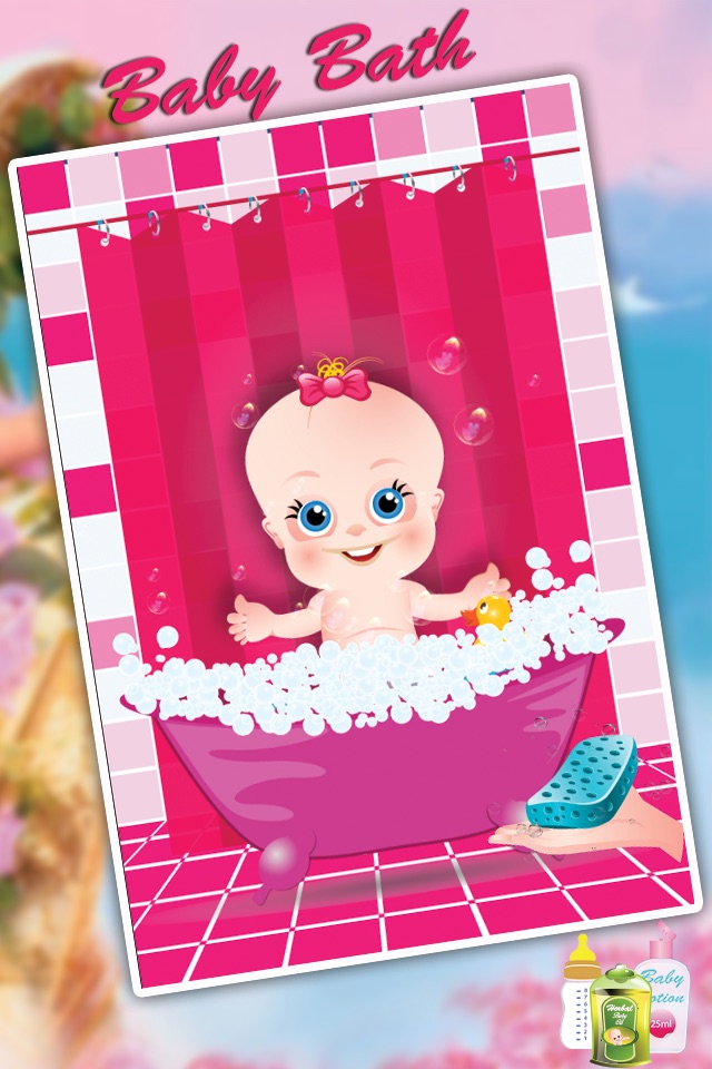 Newborn Baby Care - Mommy's love, dress up and a mother care game for kids screenshot 2