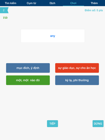 Từ Điển Anh Việt: English Vietnamese Dictionary iPad screenshot 4 - Reference app