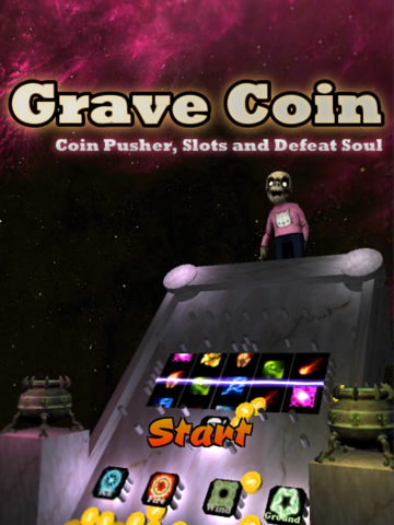 Screenshot #4 pour Grave Coin : Coin Pusher, Slots and Defeat Soul
