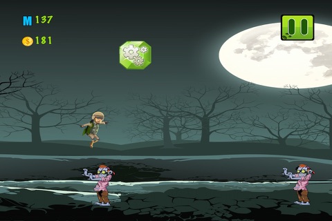 Zombie Brain Buster - Flying Hero Mania  Free screenshot 3
