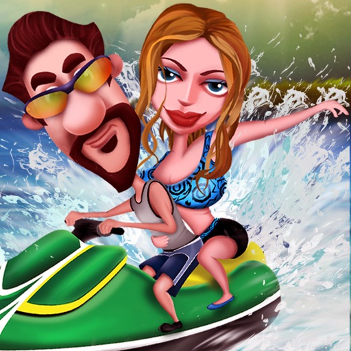 Surf and Boat : The Sunny Summer Nautical Sport Fun Time - Premium icon