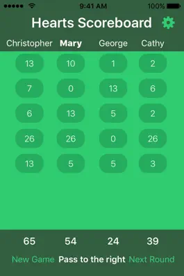 Game screenshot Hearts Scoreboard - Keep Track of your Hearts Scores! mod apk