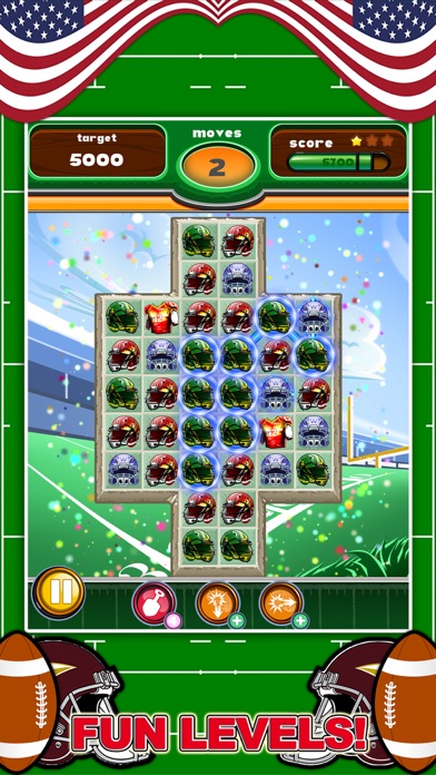 How to cancel & delete American Football Game by Puzzle Picks Match 3 Games FREE from iphone & ipad 4