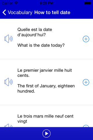 Learn French Speak French screenshot 2