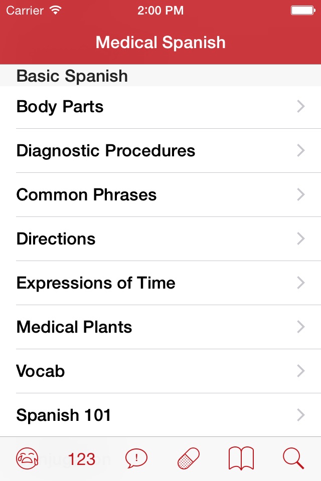 Medical Spanish: Healthcare Phrasebook with Audio screenshot 4