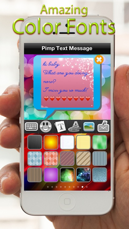 Pimp Bubble Message Free - Amazing Pink Colorful EMoji Messages
