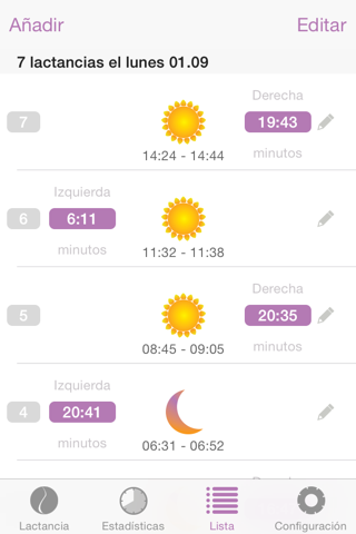 Baby nursing tracker - Amme screenshot 4