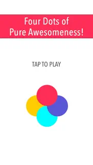 four awesome dots - free falling balls games iphone screenshot 1