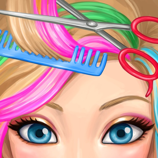 Hair Salon Makeover - Cut, Curl, Color, Style Hair iOS App