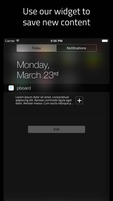 Screenshot #1 pour pboard - Smart clipboard with Widget
