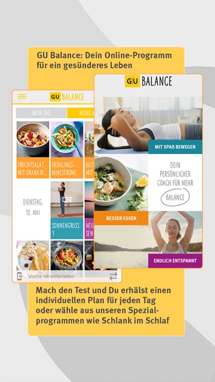 GU Balance: Fitness und Ernährung