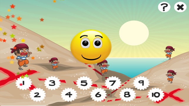 活動！ 兒童遊戲與海盜學會計算1-10(圖5)-速報App
