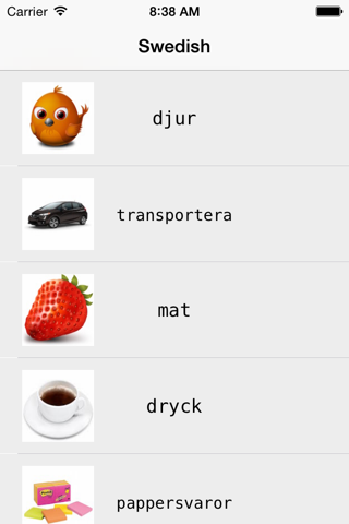 Learning Swedish Basic 400 Words screenshot 2