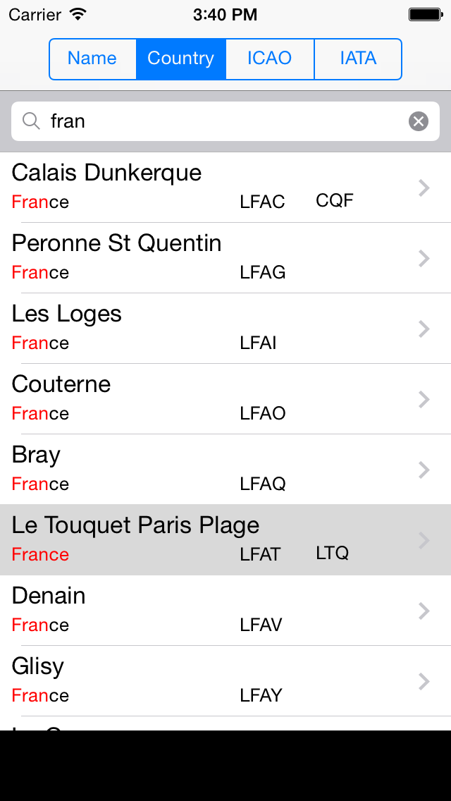 Screenshot #1 pour World Airports