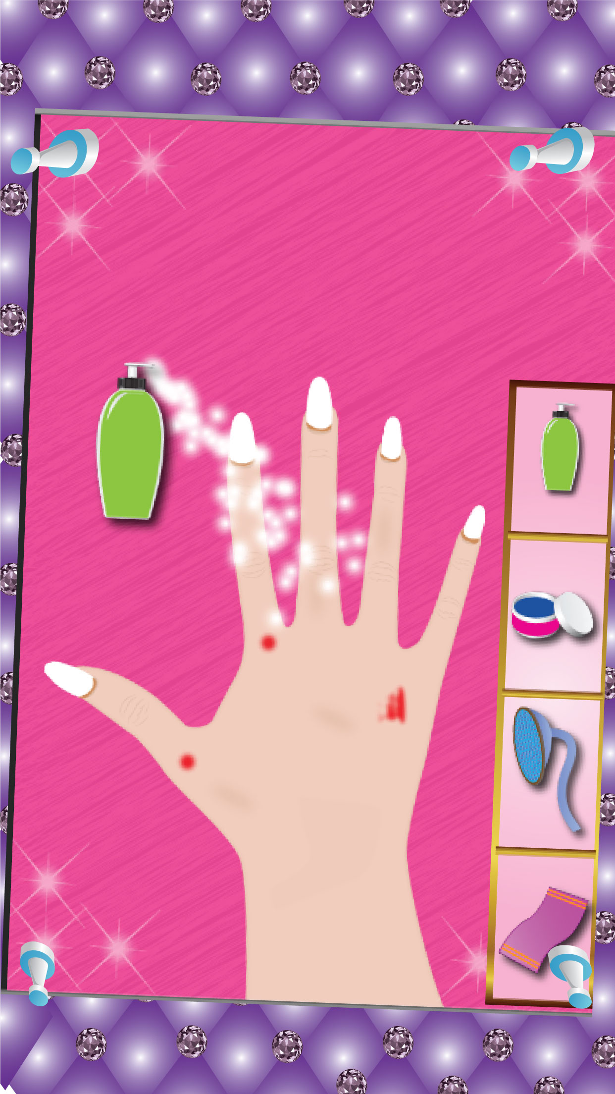 Princess Manicure & Pedicure - Nail art design and dress up salon game screenshot 3