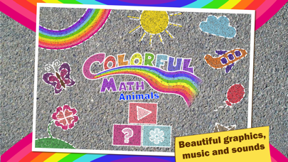 Colorful math Free «动物» - 趣味数学着色游戏，为孩子们的训练乘法表，精神加法，减法和除法的技能！ screenshot