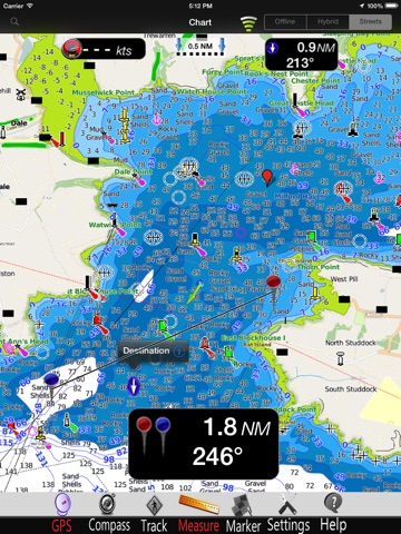 England W Nautical Charts Pro screenshot 2