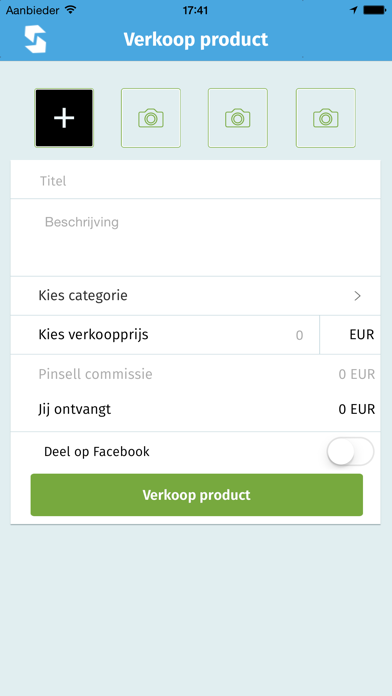 Screenshot #1 pour Pinsell - De Mobiele Marktplaats