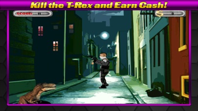 Screenshot #2 pour Dinosaures jurassiques d'attaque réel vs Big Time Gangstar Ville tir gratuit