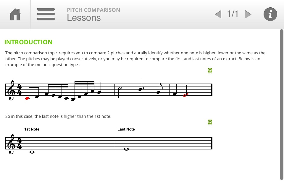 Auralia Pitch Comparison screenshot 3