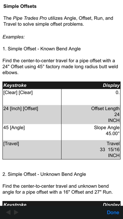 Pipe Trades Pro -- Advanced Feet Inch Fraction and Metric Pipe Trades Math Calculator screenshot-3