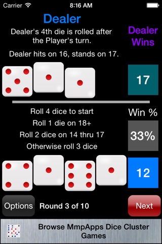 Blackjack Dice screenshot 4