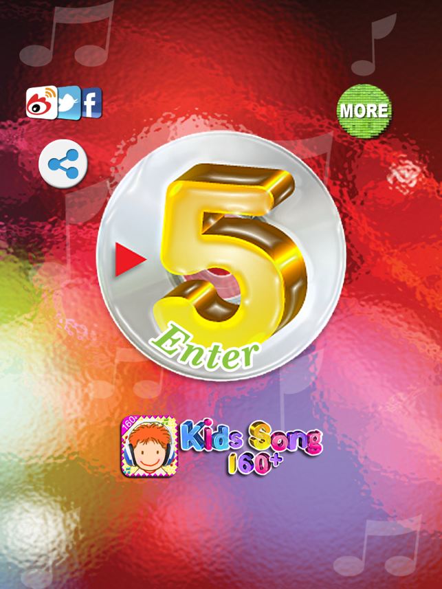 Kids Song 5 for iPad- English Kids Songs with Lyrics(圖5)-速報App