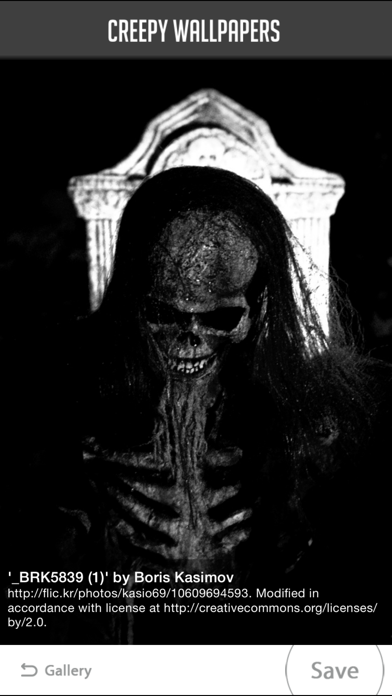 Screenshot #2 pour Creepy Wallpapers