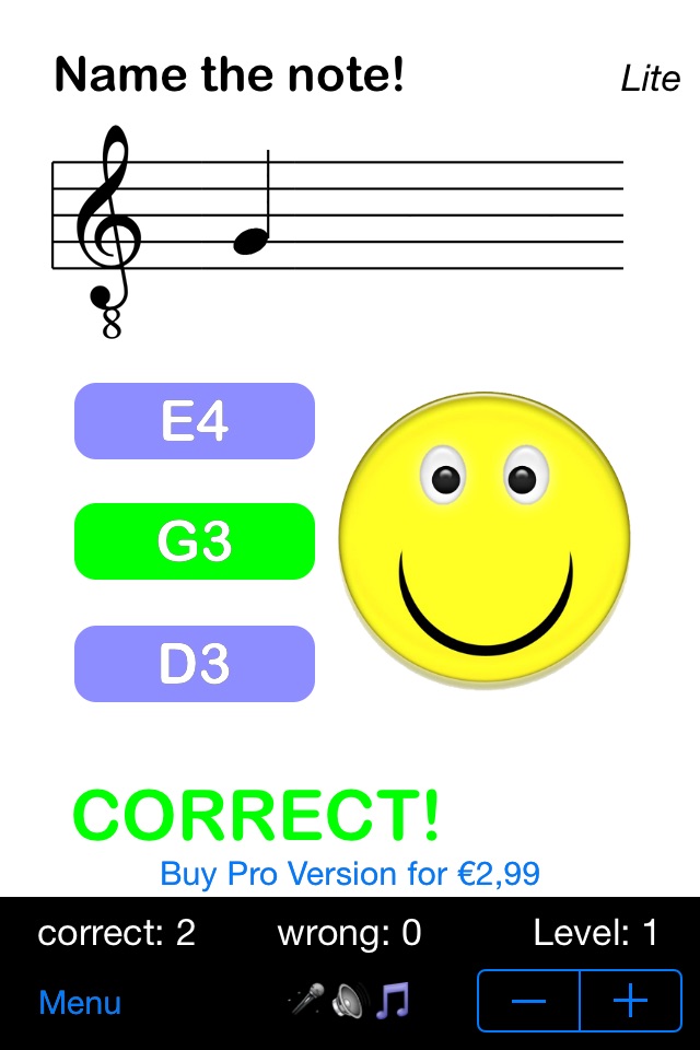 Guitar Score Trainer - Lite - Learn Notes With Your Real Guitar screenshot 3