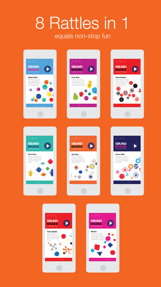 #2. Sound Shake: The Soothing Musical Rattle for Babies and Toddlers (iOS) 由: TREEBETTY LLC