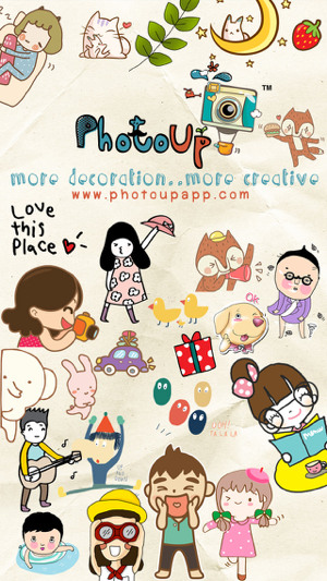 ‎La Pluie Camera by Photoup - Cute Cartoon stickers Decoration - Stamps Frames and Effects Filter photo app Screenshot