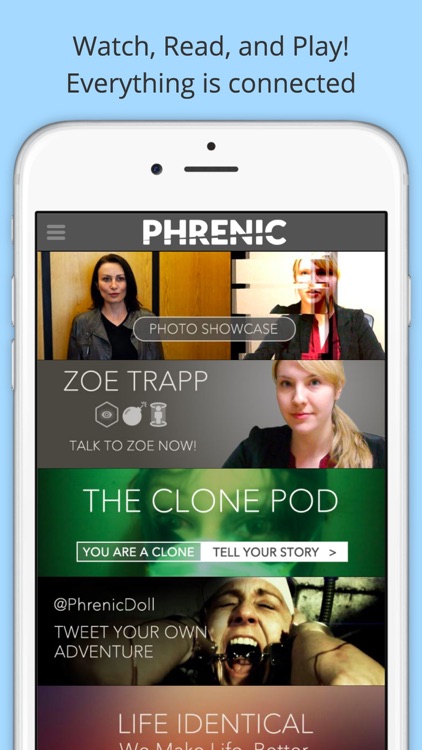 Phrenic - Interactive Thriller about Clones and Genetically Enhanced Humans screenshot-0