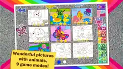 Colorful math Free «Animals» — Fun Coloring mathematics game for kids to training multiplication table, mental addition, subtraction and division skills! iPhone image 4