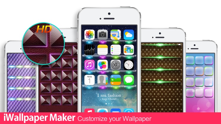 iWallpaper Maker : Custom theme Wallpapers ( for home screen, lock screen, kakao, whatsapp, Messenger) screenshot-3