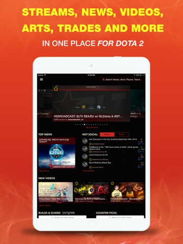 Screenshot #4 pour D2 in One - portal for Dota 2