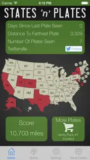 states and plates free, the license plate game iphone screenshot 2