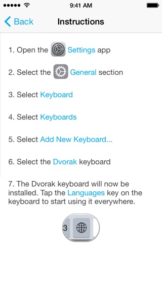 Dvorak Keyboard Layoutのおすすめ画像4