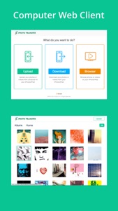 Photo Transfer - Upload and download photos and videos wireless via WiFi screenshot #5 for iPhone