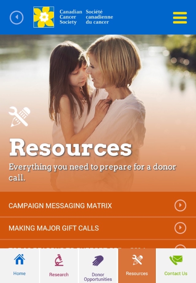 Canadian Cancer Campaign App screenshot 3