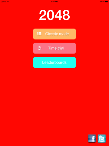 2048 - Puzzle Game Free iPad screenshot