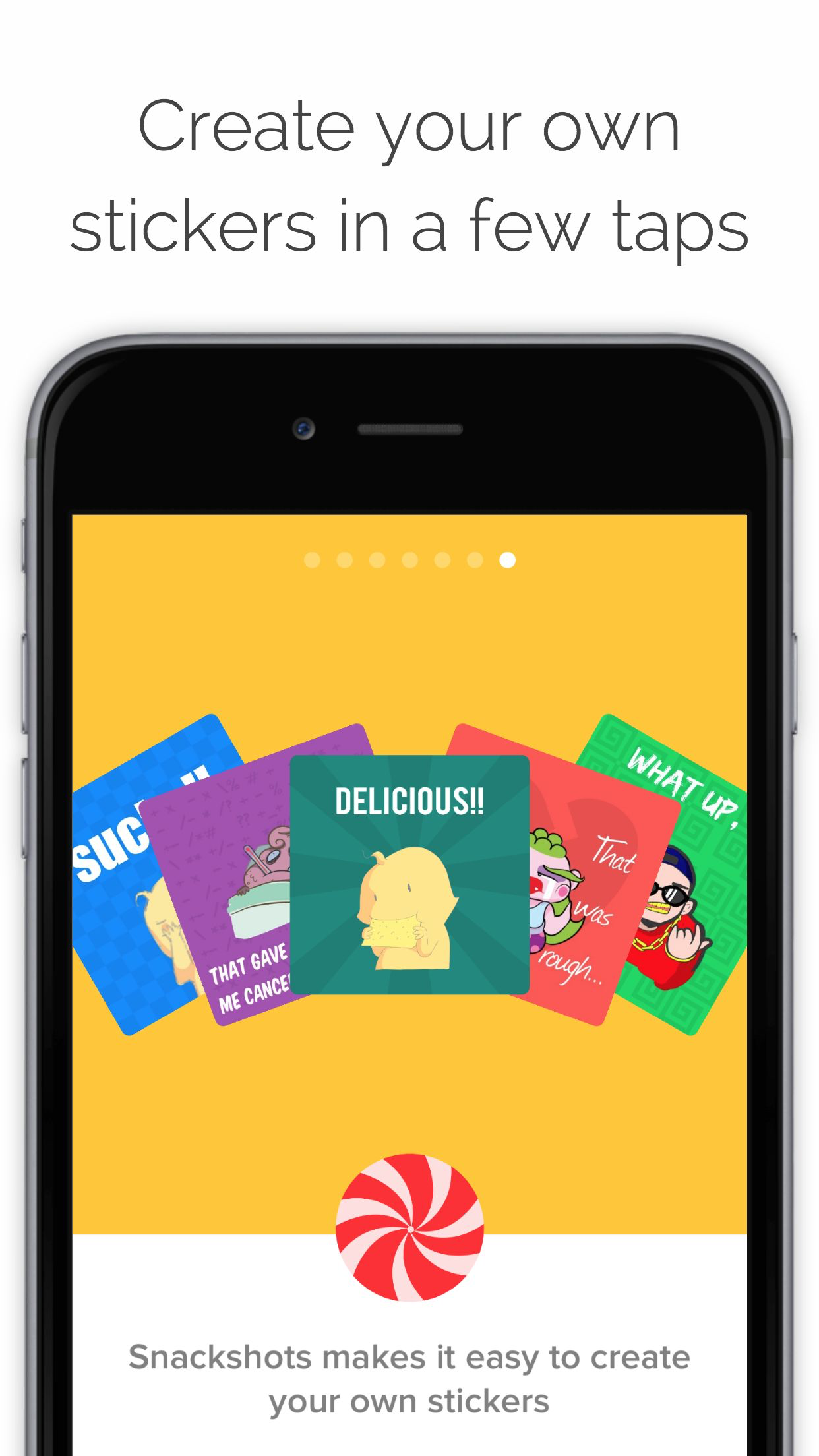 Snackshots for Messenger - Create your own Stickers screenshot 2