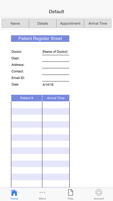 Screenshot #3 pour Patients List