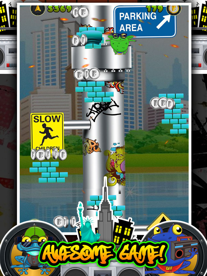 Hip Hop Frog Jump Game FREE